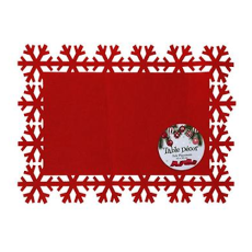 Christmas Felt Place Mat 43x30cm